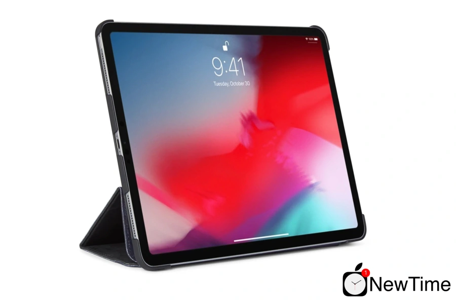 Чохол-книжка DECODED Leather Slim Cover Black for New iPad Pro 12.9" 2018 (D8IPAP129SC1BK)